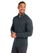 Swannies Golf Men's Emery Quarter-Zip black heather ModelQrt