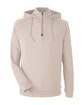 Swannies Golf Unisex Vandyke Quarter-Zip Hooded Sweatshirt tan OFFront