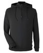 Swannies Golf Unisex Vandyke Quarter-Zip Hooded Sweatshirt black/ black OFFront