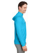 Swannies Golf Unisex Vandyke Quarter-Zip Hooded Sweatshirt maui hthr/ wht ModelSide