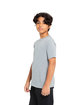 Threadfast Apparel Youth Epic Cotton T-Shirt heather grey ModelQrt