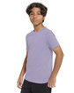 Threadfast Apparel Youth Epic Cotton T-Shirt deep lavender ModelQrt