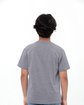 Threadfast Apparel Youth Epic CVC T-Shirt heather drk grey ModelBack