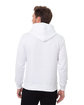 Threadfast Apparel Unisex Epic Fleece Pullover Hooded Sweatshirt white ModelBack