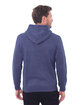 Threadfast Apparel Unisex Epic Fleece Pullover Hooded Sweatshirt heather navy ModelBack