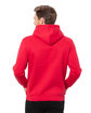 Threadfast Apparel Unisex Epic Fleece Pullover Hooded Sweatshirt red ModelBack