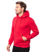 Threadfast Apparel Unisex Epic Fleece Pullover Hooded Sweatshirt red ModelQrt