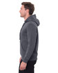 Threadfast Apparel Unisex Epic Fleece Pullover Hooded Sweatshirt heather drk grey ModelSide