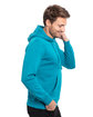 Threadfast Apparel Unisex Epic Fleece Pullover Hooded Sweatshirt teal ModelSide