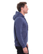 Threadfast Apparel Unisex Epic Fleece Pullover Hooded Sweatshirt heather navy ModelSide