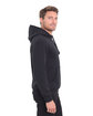 Threadfast Apparel Unisex Epic Fleece Pullover Hooded Sweatshirt black ModelSide