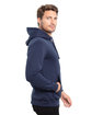 Threadfast Apparel Unisex Epic Fleece Pullover Hooded Sweatshirt navy ModelSide