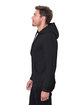 Threadfast Apparel Unisex Epic Fleece Pullover Hooded Sweatshirt heather black ModelSide