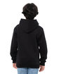 Threadfast Apparel Epic Youth Fleece Pullover Hooded Sweatshirt black ModelBack