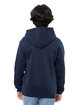 Threadfast Apparel Epic Youth Fleece Pullover Hooded Sweatshirt navy ModelBack