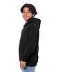 Threadfast Apparel Epic Youth Fleece Pullover Hooded Sweatshirt black ModelSide