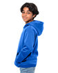 Threadfast Apparel Epic Youth Fleece Pullover Hooded Sweatshirt royal ModelSide