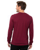 Threadfast Apparel Epic Unisex Long-Sleeve T-Shirt maroon ModelBack