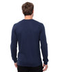 Threadfast Apparel Epic Unisex Long-Sleeve T-Shirt navy ModelBack