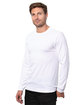 Threadfast Apparel Epic Unisex Long-Sleeve T-Shirt white ModelQrt