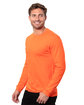 Threadfast Apparel Epic Unisex Long-Sleeve T-Shirt orange ModelQrt