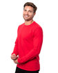 Threadfast Apparel Epic Unisex Long-Sleeve T-Shirt red ModelQrt