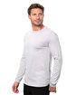 Threadfast Apparel Epic Unisex Long-Sleeve T-Shirt silver ModelQrt