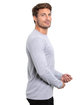 Threadfast Apparel Epic Unisex Long-Sleeve T-Shirt heather grey ModelSide