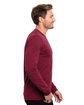 Threadfast Apparel Epic Unisex Long-Sleeve T-Shirt maroon ModelSide