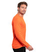 Threadfast Apparel Epic Unisex Long-Sleeve T-Shirt orange ModelSide