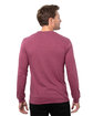 Threadfast Apparel Epic Unisex CVC Long Sleeve T-Shirt heather maroon ModelBack