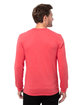 Threadfast Apparel Epic Unisex CVC Long Sleeve T-Shirt heather red ModelBack