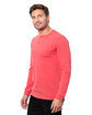 Threadfast Apparel Epic Unisex CVC Long Sleeve T-Shirt heather red ModelQrt