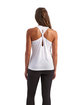 TriDri Ladies' Knot Back Venus Tank white ModelBack