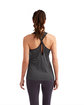 TriDri Ladies' Knot Back Venus Tank charcoal ModelBack