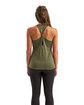 TriDri Ladies' Knot Back Venus Tank olive ModelBack