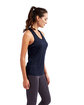 TriDri Ladies' Knot Back Venus Tank french navy ModelSide