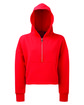 TriDri Ladies' Alice Half-Zip Hooded Sweatshirt fire red OFFront