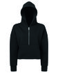 TriDri Ladies' Alice Half-Zip Hooded Sweatshirt black OFFront