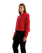 TriDri Ladies' Alice Half-Zip Hooded Sweatshirt fire red ModelQrt