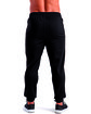 TriDri Men's Spun Dyed Jogger black ModelBack