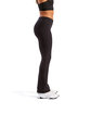 TriDri Ladies' Flare Legging black ModelSide