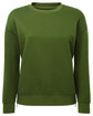 TriDri Ladies' Billie Side-Zip Sweatshirt olive OFFront