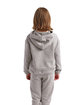 TriDri Youth Maria Hooded Sweatshirt heather grey ModelBack