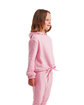 TriDri Youth Maria Hooded Sweatshirt light pink ModelQrt