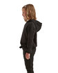 TriDri Youth Maria Hooded Sweatshirt black ModelSide