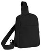 Threadfast Apparel Epic Recycled Cotton Crossbody Bag black ModelQrt