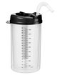 Prime Line 32oz Medical Tumbler With Measurements black ModelSide