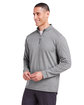 tasc Men's Carrollton Quarter-Zip heather gray ModelQrt