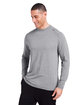 tasc Mens Carrollton Fitness Long-Sleeve T-Shirt heather gray ModelQrt